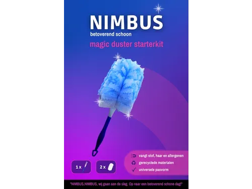 Duster Nimbus starterskit 1 houder en 2 dusters