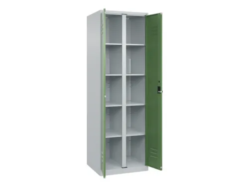 wasgoedverdeelkast,HxBxD 1850x600x500mm,vak B 300mm,draaigrendel