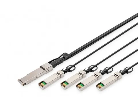 40G QSFP+ naar 4XSFP+ Direct Attach-kabel 3m
