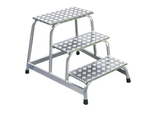 Montagetrap Aluminium H 0 6M 3Treden Incl. Platform Treden Traanplaat