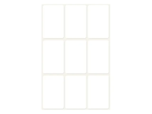 Etiket Avery Zweckform 3045 38x24mm wit 63 stuks