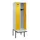 locker met bank,HxBxD 2120x600x815mm,2vak,vak B 300mm,cilinderslot