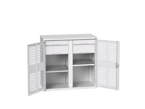 universele kast,HxBxD 1000x1050x550mm,2xStalen bodem,4lade(n)