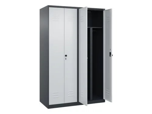 PBM-locker,HxBxD 1850x1200x500mm,4vak,vak B 300mm,draaigrendel