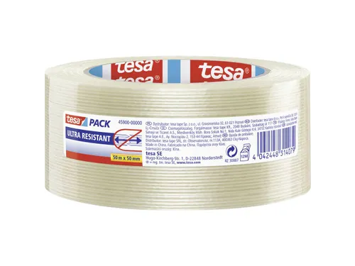 Tesa Pack Monofilamenttape 50mx50mm Transparant
