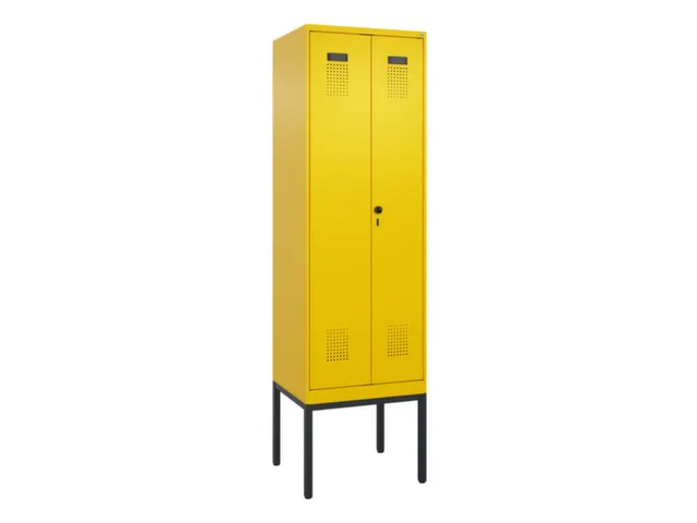 locker voor scheiding van kleding,HxBxD 2120x600x500mm,2vak