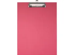 Klemplaat gecoat papier A4 rood