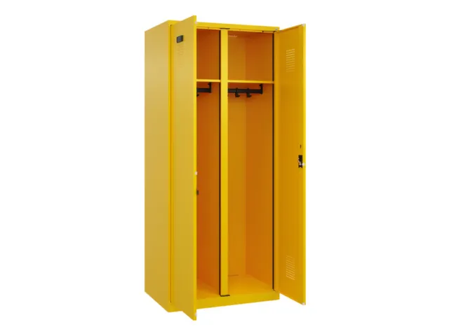 locker voor scheiding van kleding,HxBxD 1850x800x500mm,2vak