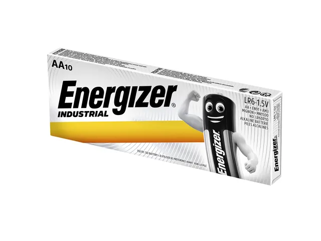 Batterij Industrial AA alkaline doos à 10 stuks