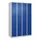 dubbeldekse locker,HxBxD 1850x1200x500mm,4x2vak.,vak B 300mm,cil.-slot