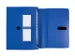 Documentenmap Accordeon Blauw 12-Vaks