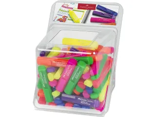 Markeerstift Faber-Castell 46 Neon display ass. a 100st - 1
