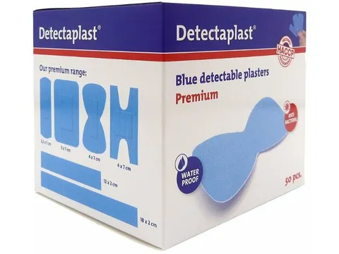 Detectaplast 8045 Vlinderpleister waterafstotend elastisch blauw 50 st
