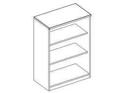 kantoorstelling,HxBxD 720x800x445mm,NE-esdoorn