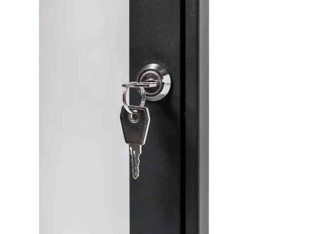 Vergrendelbaar Mededelingenbord Indoor/ Outdoor 12xA4 Zwart