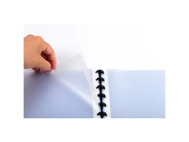 Showalbum PP ring 30 tas A4 blauw