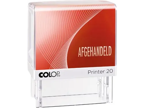 formulestempel Printer tekst: AFGEHANDELD