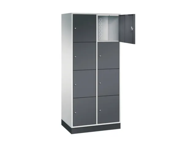 grootvolume-lockersysteem,RAL 7035/RAL 7021,HxBxD 1950x820x500mm
