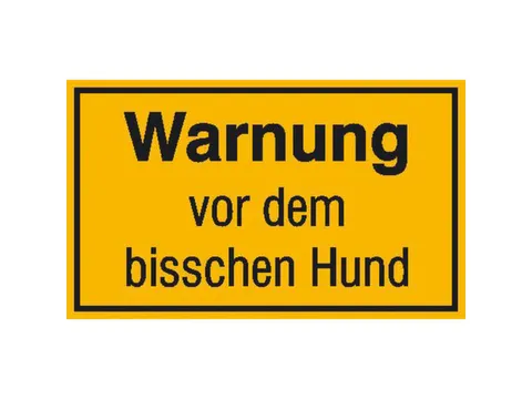 aanwijzingsbord,Waarschuwing voor bijtende hond,aluminium gemerkt