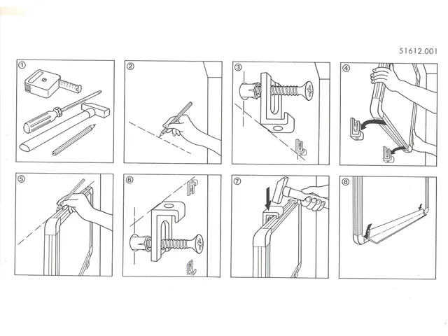 Smit Visual Ophangset Whiteboard Spiegelophang