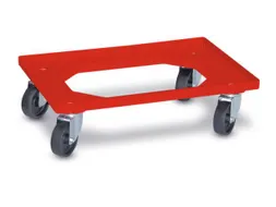 onderwagen voor kratten,draagverm. 250kg,laadvl. LxB 600x400mm