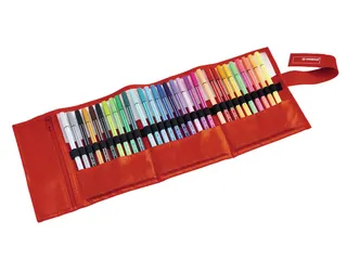 Pen 68 viltstift rollerset geassorteerde kleuren - 1