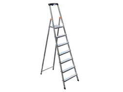 Lichte Universele Ladder 7treden Aluminium Kunststof