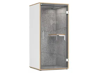 telefooncel,HxBxD 2175x1035x1000mm,wand spaanplaat,stelvoeten - 1
