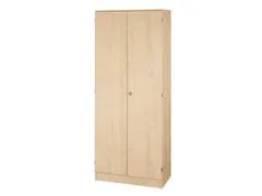 kantoorkast,HxBxD 2004x800x420mm,4xhouten vloer,golfgreep