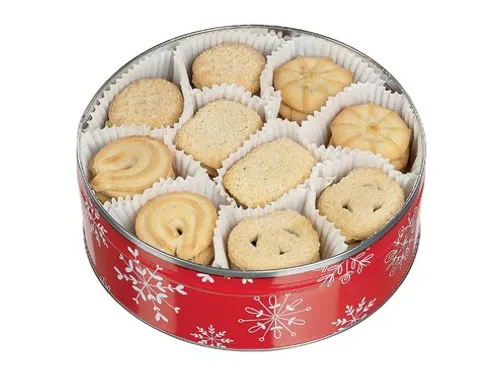 Hamlet Kerst koekblik met Danish Cookies 400 g Assorti