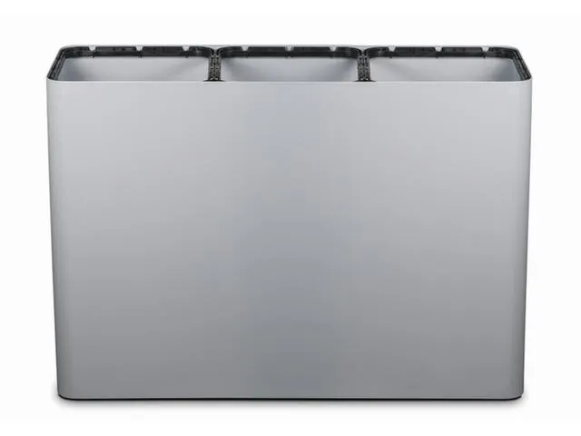 Afvalverzamelstation,3X100L,Romp Grijs