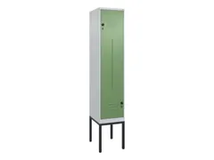 Z-garderobekast,HxBxD 2120x400x500mm,vak B 200/400mm,draaigrendel