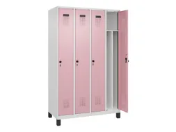 locker voor scheiding van kleding,HxBxD 1950x1200x500mm,4vak