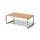 vergadertafel/directiebureau,HxBxD 740x2000x1200mm,rechthoekig