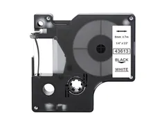 Labeltape Dymo 43613 D1 Compatible 6mm Zwart Op Wit