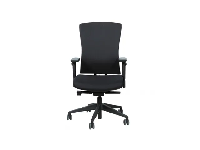Siège de bureau série 400-NPR Comfort tissu Noir piètement noir