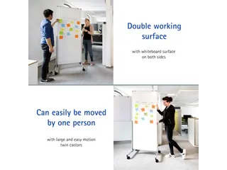 Verrijdbaar Whitebord 75x180cm MAULpro Easy2move - 9
