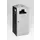 Combi-Asbak 80 Liter Ral7021 Deksel/Deur Zilverkleurig Staal