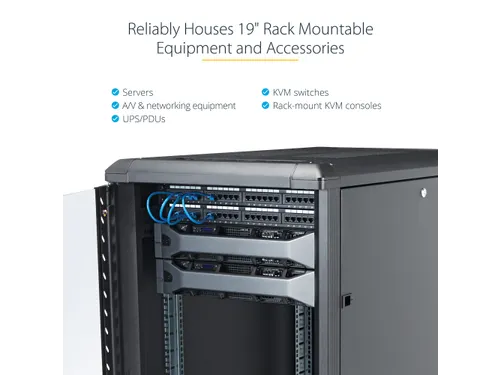 18U Enterprise Serverkast 19 Inch Vergrendelbaar Rack
