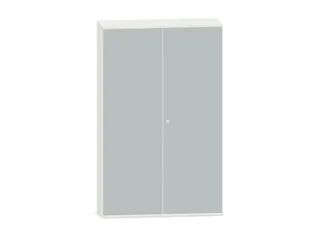Kantoorkast 1920x1200x430mm Romp Wit Decor Front Lichtgrijs - 1