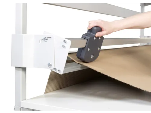 houder v. snij-inrichting,v. paktafel,HxBxD 80x220x180mm