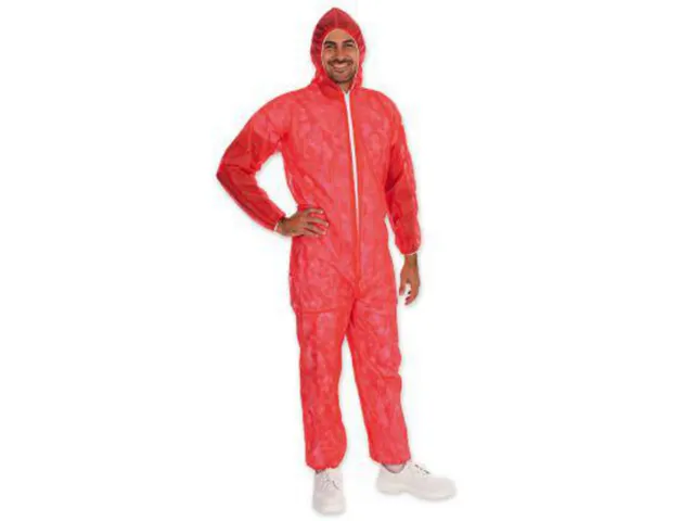 Hygonorm 27645 Coverall maat L Rood doos à 50 stuks