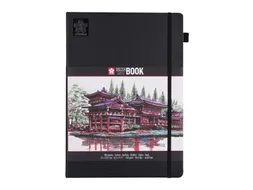 Schetsboek Sakura 80 witte vellen 140gr 210x297mm zwart
