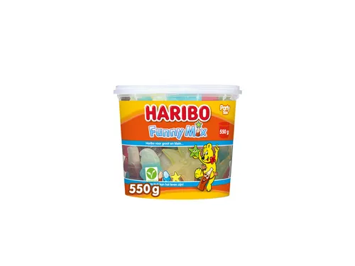 Snoep Haribo Funny Mix 550gr