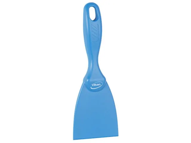 Vikan 40623 Hygiene Handschraper Recht 75mm Blauw