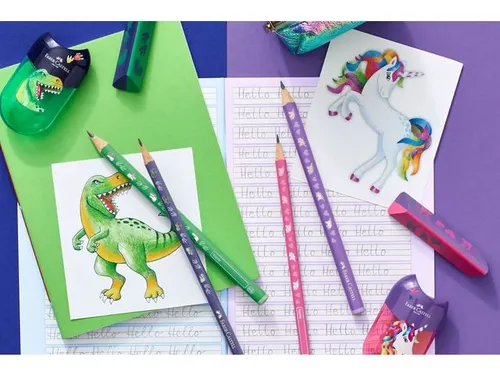 Potlood Faber-Castell grafiet Jumbo Dino HB groen