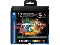 Pigment Arts brush pen etui 12 st Nature Col