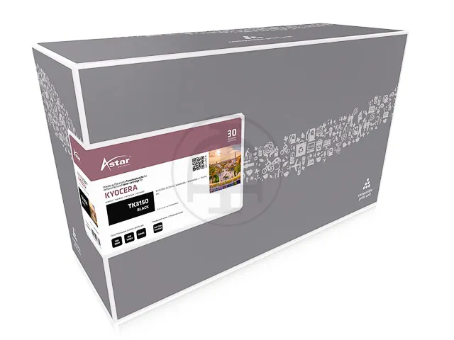 AS10007 Astar Kyocera TK3150 Ecosys toner zwart rebuilt 14.500pag chip