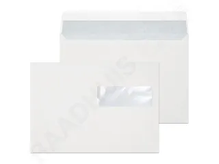 Dienstenvelop Venster Rechts Raadhuis 162x229mm C5 Wit Gegomd - 1