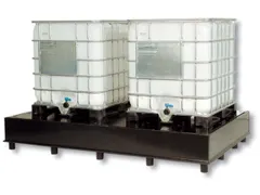 Opvangbak Hdpe 420x2620x1720mm V. 2x1000l M. . Pe Plaat